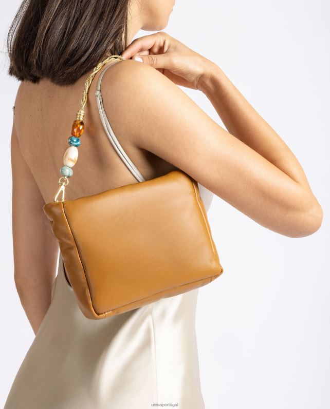 Unisa bolsa com guarnição mulheres 6V2Z61193 marrom