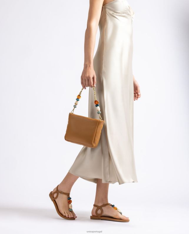 Unisa bolsa com guarnição mulheres 6V2Z61193 marrom