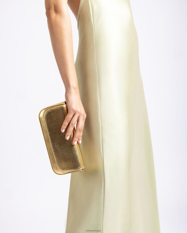 Unisa bolsa de festa metálica brilhante mulheres 6V2Z61198 gracioso