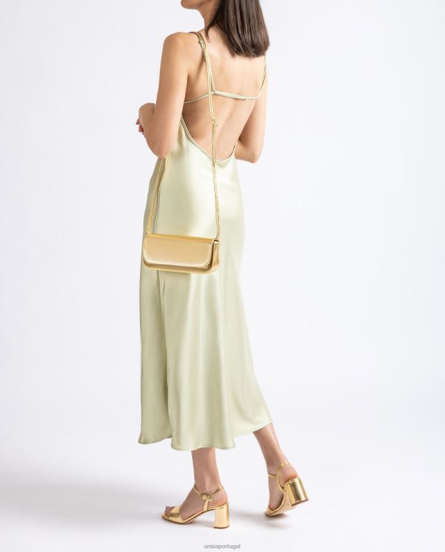 Unisa bolsa de festa metálica brilhante mulheres 6V2Z61198 gracioso