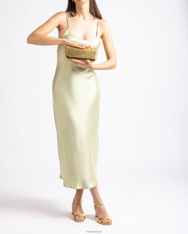 Unisa bolsa de festa metálica brilhante mulheres 6V2Z61198 gracioso