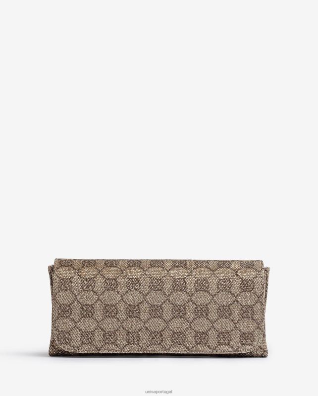 Unisa bolsa de tecido brilhante mulheres 6V2Z61223 gracioso