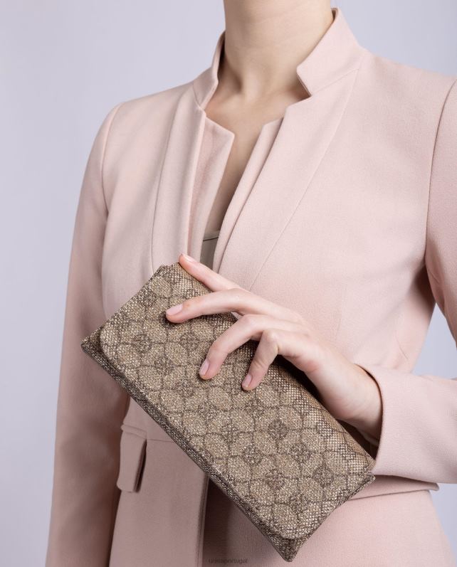 Unisa bolsa de tecido brilhante mulheres 6V2Z61223 gracioso