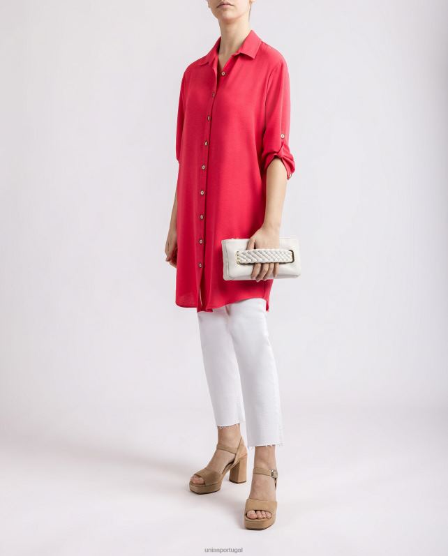 Unisa bolsa trançada mulheres 6V2Z61226 branco