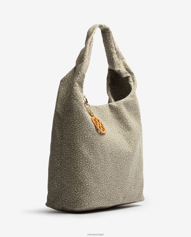 Unisa bolsa de tecido reciclado mulheres 6V2Z61093 verde