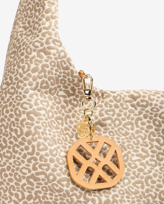 Unisa bolsa de tecido reciclado mulheres 6V2Z61094 marrom