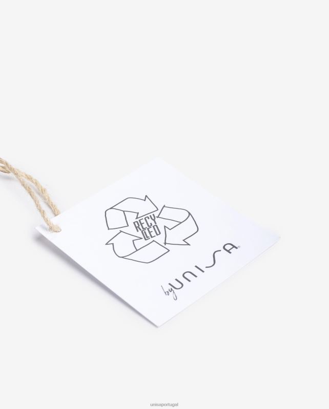 Unisa bolsa de tecido reciclado mulheres 6V2Z61094 marrom