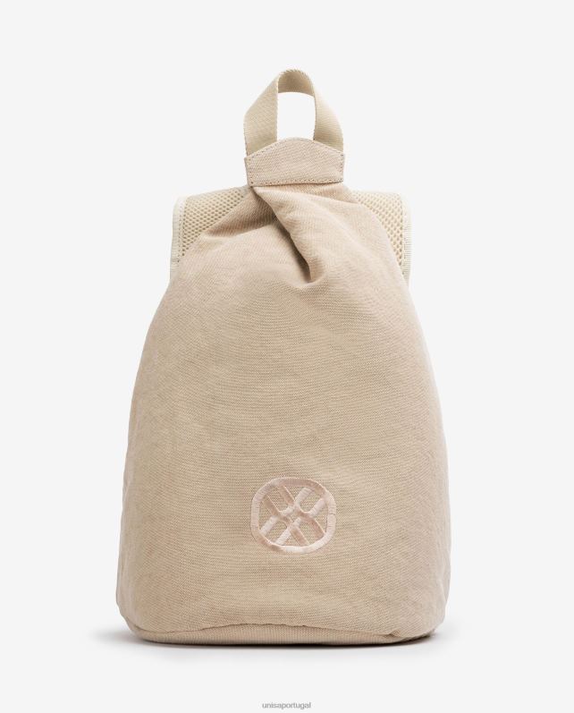 Unisa mochila tecido ecolino mulheres 6V2Z61227 marrom