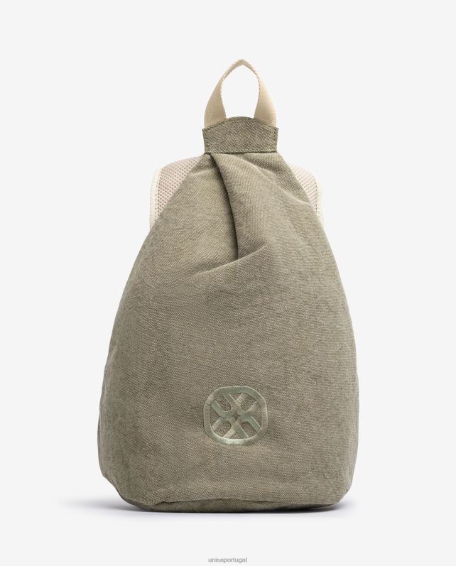Unisa mochila tecido ecolino mulheres 6V2Z61228 verde