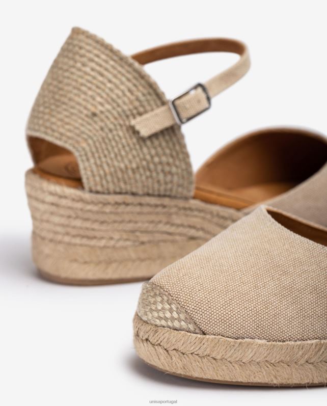 Unisa espadrille confeccionada em ecolino mulheres 6V2Z6799 moda