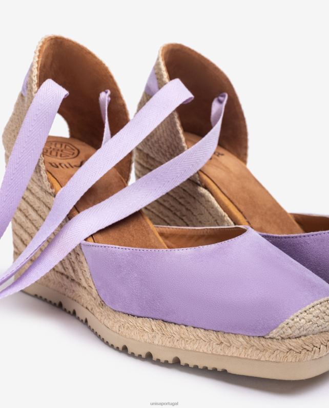 Unisa espadrille dedo quadrado mulheres 6V2Z6700 lila