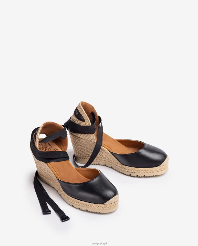 Unisa espadrille em couro mulheres 6V2Z6716 gracioso