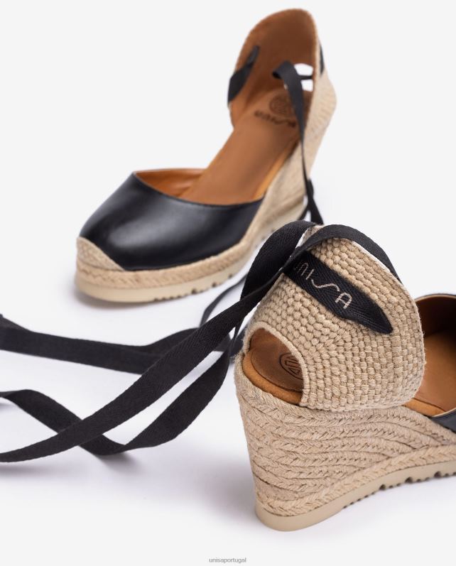 Unisa espadrille em couro mulheres 6V2Z6716 gracioso