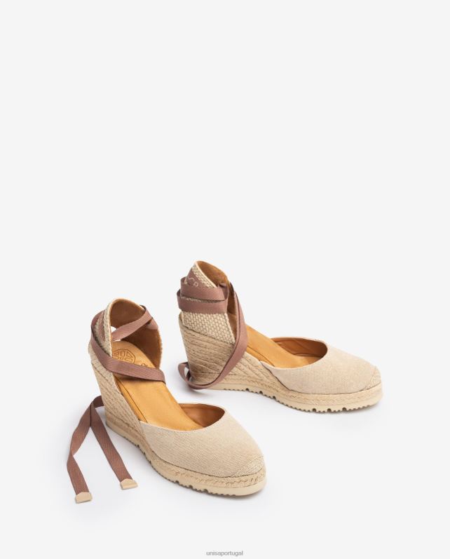 Unisa espadrille em ecolino mulheres 6V2Z6688 moda