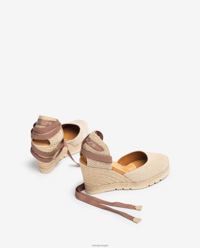 Unisa espadrille em ecolino mulheres 6V2Z6688 moda
