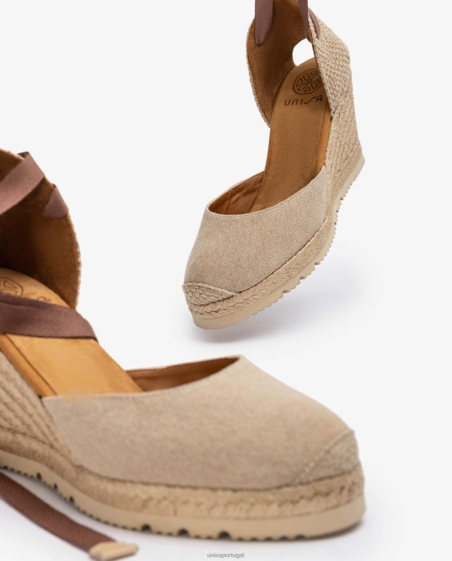 Unisa espadrille em ecolino mulheres 6V2Z6688 moda