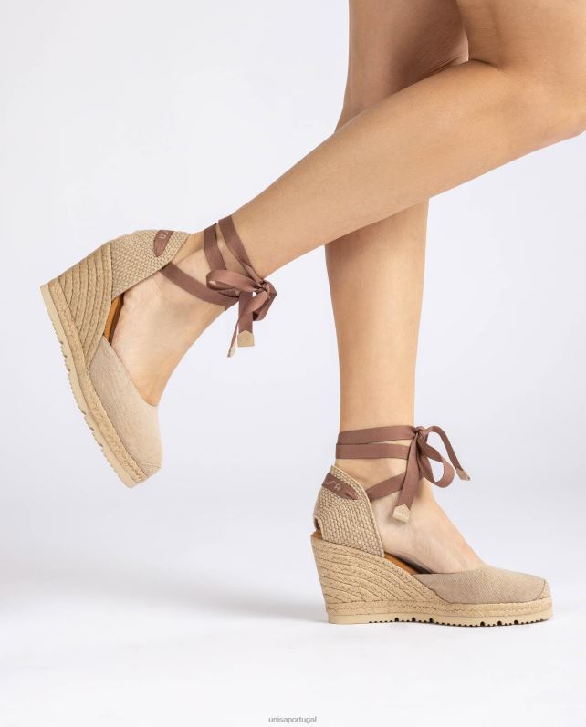 Unisa espadrille em ecolino mulheres 6V2Z6688 moda