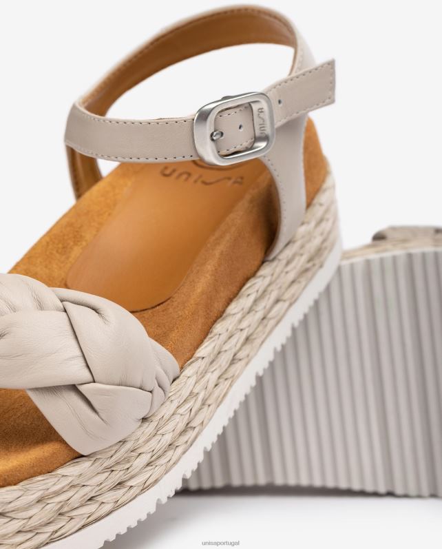 Unisa sandália com trança acolchoada mulheres 6V2Z6348 gracioso