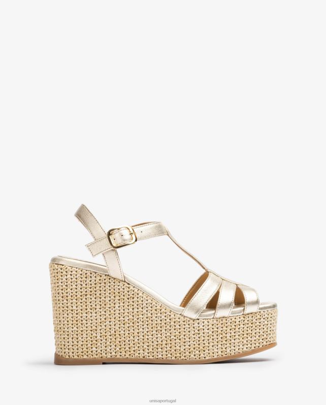 Unisa sandália de salto alto mulheres 6V2Z6456 moda