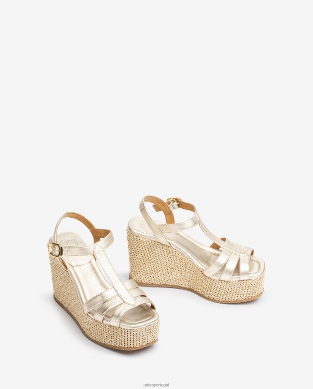 Unisa sandália de salto alto mulheres 6V2Z6456 moda