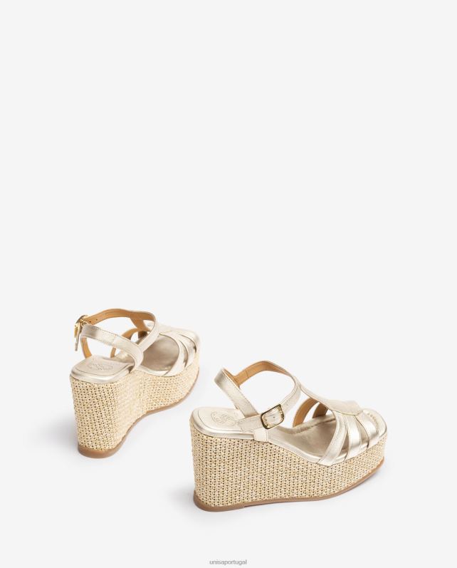 Unisa sandália de salto alto mulheres 6V2Z6456 moda