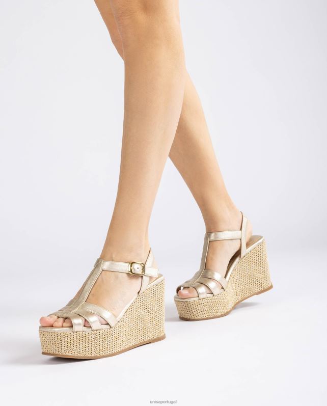 Unisa sandália de salto alto mulheres 6V2Z6456 moda