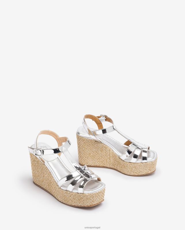 Unisa sandália de salto alto mulheres 6V2Z6457 moda