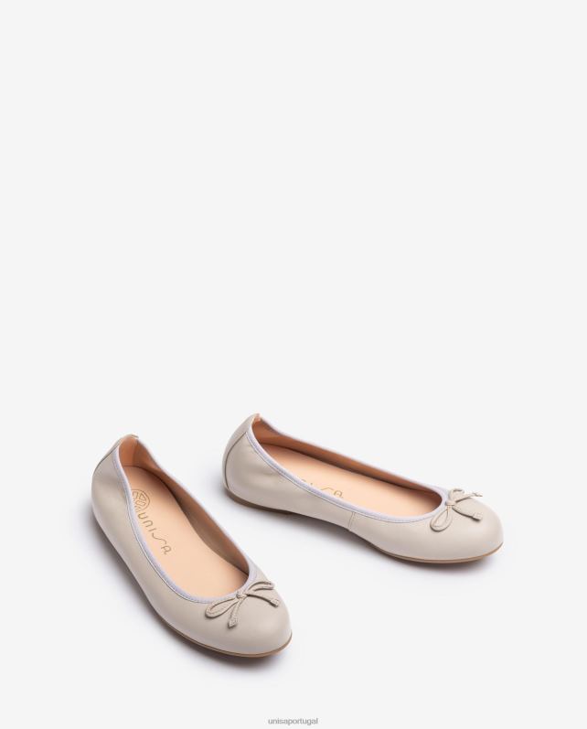 Unisa sapato de bailarina bico redondo mulheres 6V2Z6642 bege