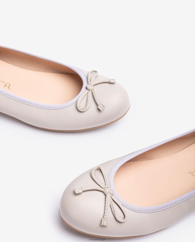 Unisa sapato de bailarina bico redondo mulheres 6V2Z6642 bege