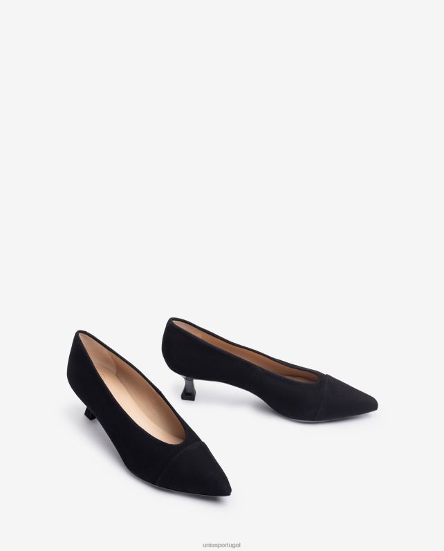 Unisa bomba bico fino com guarnição no dedo do pé mulheres 6V2Z61298 moda