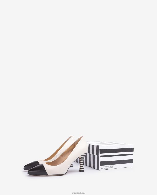 Unisa bomba com calcanhar pintado mulheres 6V2Z61322 moda