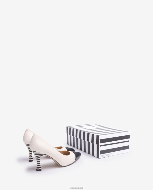 Unisa bomba com calcanhar pintado mulheres 6V2Z61322 moda