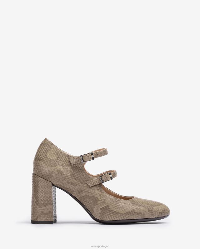 Unisa bomba com fivela dupla mulheres 6V2Z61306 gracioso