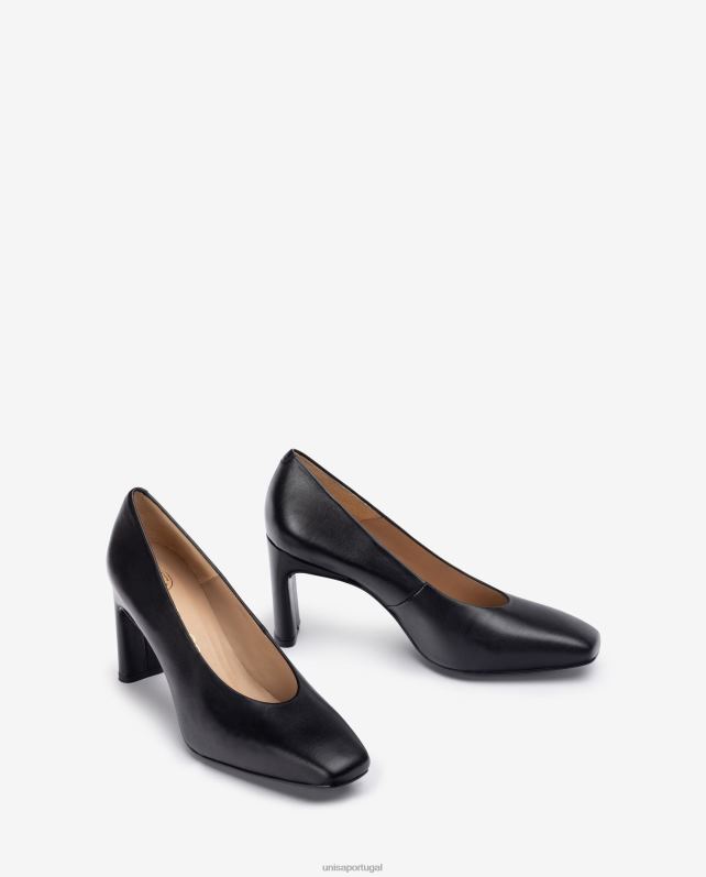 Unisa bomba com linha superior fechada mulheres 6V2Z61307 preto