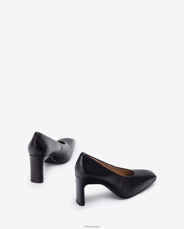 Unisa bomba com linha superior fechada mulheres 6V2Z61307 preto