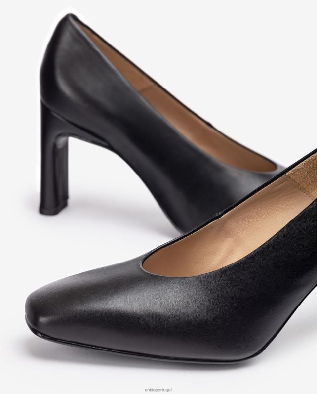 Unisa bomba com linha superior fechada mulheres 6V2Z61307 preto