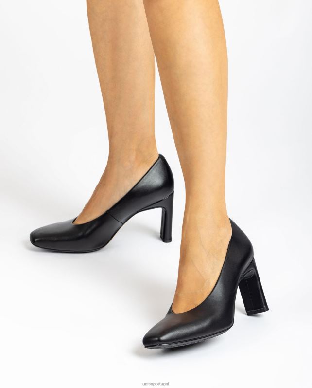 Unisa bomba com linha superior fechada mulheres 6V2Z61307 preto