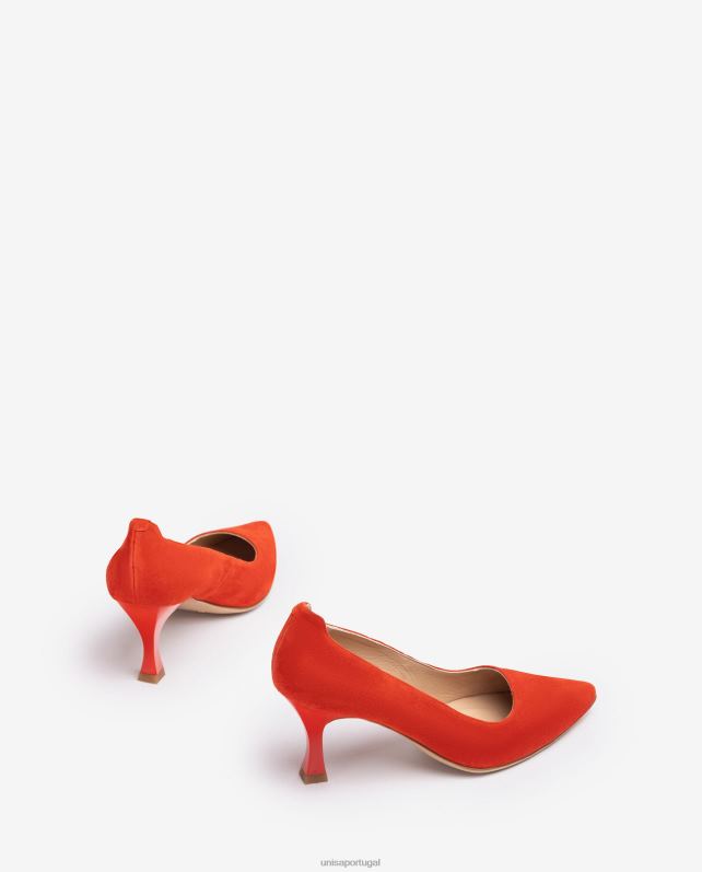 Unisa bomba com salto pintado mulheres 6V2Z6570 moda