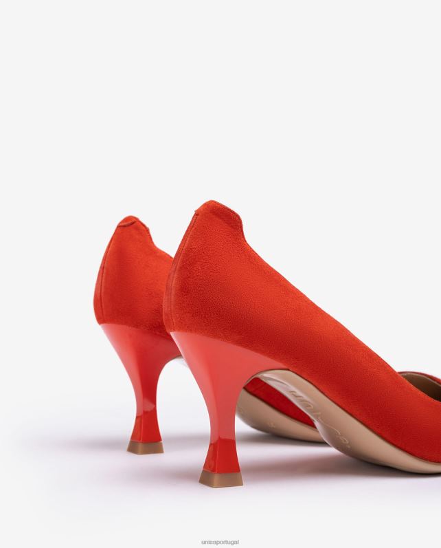 Unisa bomba com salto pintado mulheres 6V2Z6570 moda