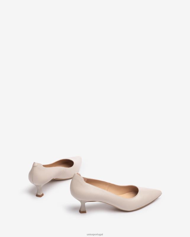 Unisa bomba de bico fino de couro mulheres 6V2Z6560 gracioso