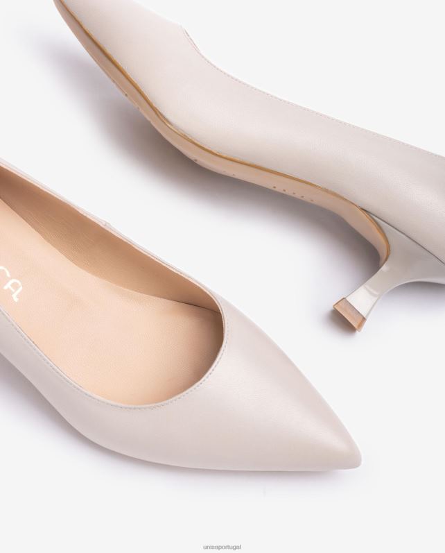 Unisa bomba de bico fino de couro mulheres 6V2Z6560 gracioso