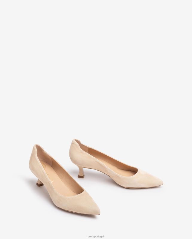 Unisa bomba de camurça bico fino mulheres 6V2Z6576 moda