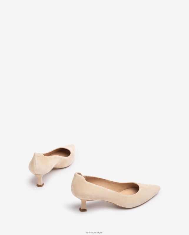 Unisa bomba de camurça bico fino mulheres 6V2Z6576 moda