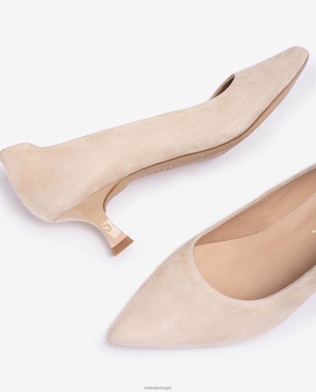 Unisa bomba de camurça bico fino mulheres 6V2Z6576 moda