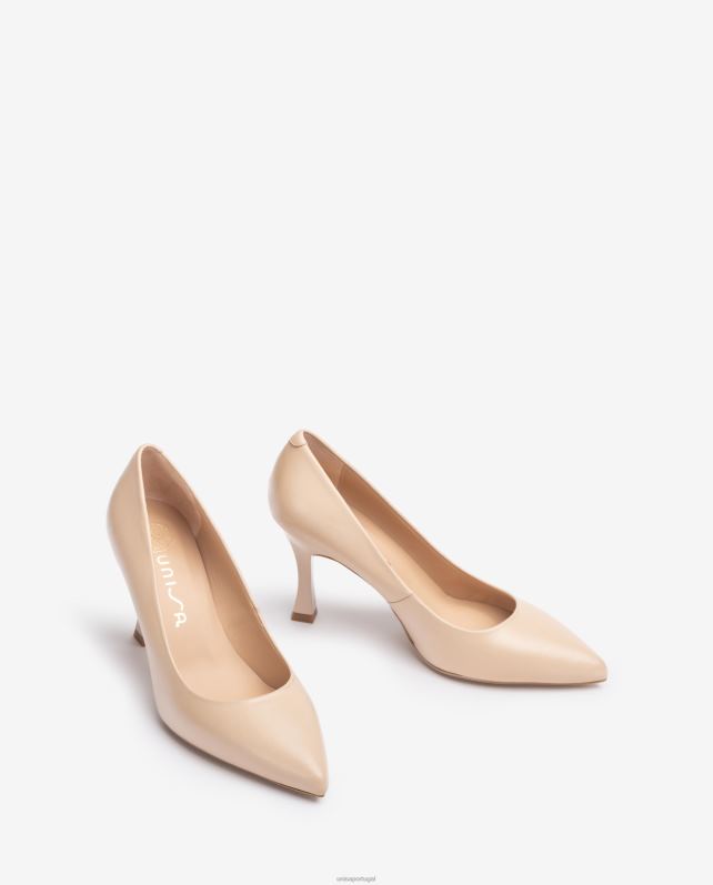 Unisa bomba de dedo pontudo mulheres 6V2Z6551 bege