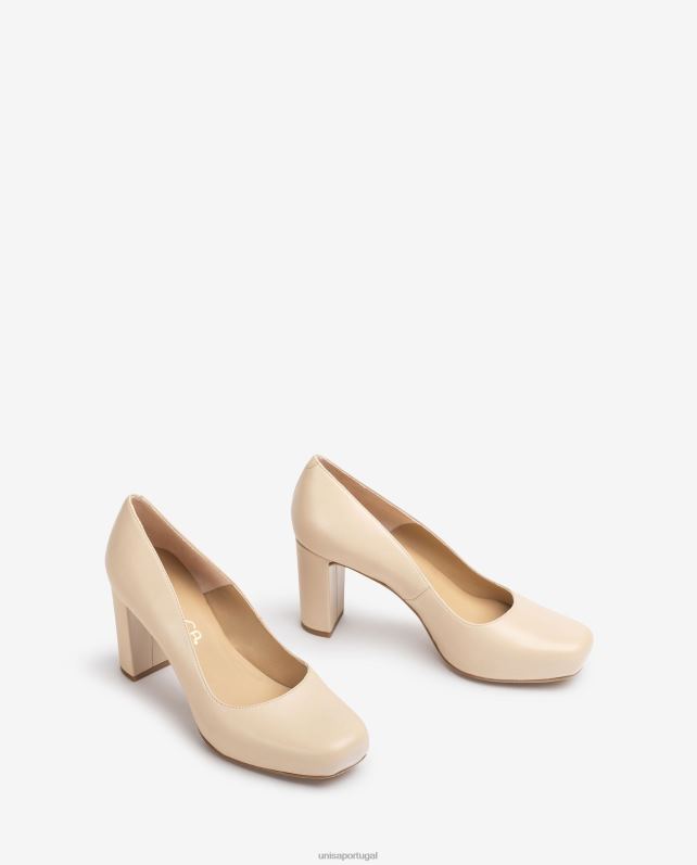 Unisa bomba de dedo quadrado com plataforma mulheres 6V2Z6594 moda