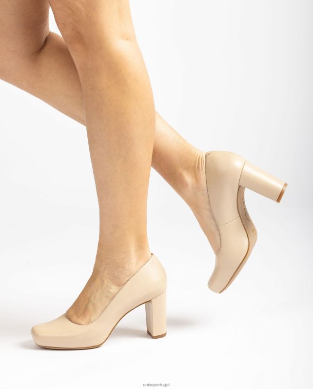 Unisa bomba de dedo quadrado com plataforma mulheres 6V2Z6594 moda