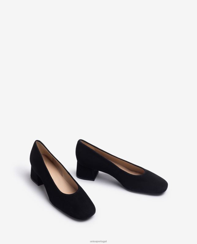 Unisa bombas de camurça com linha superior redondo crianças 6V2Z61300 moda