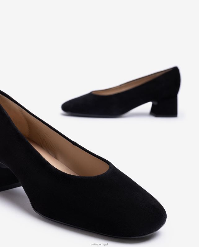 Unisa bombas de camurça com linha superior redondo crianças 6V2Z61300 moda