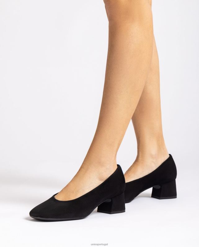 Unisa bombas de camurça com linha superior redondo crianças 6V2Z61300 moda